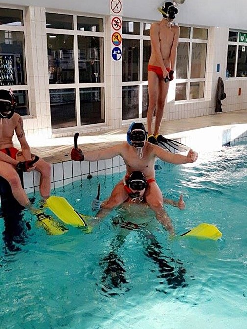 Hokej pod wodą Walenie Gdańsk I 2017